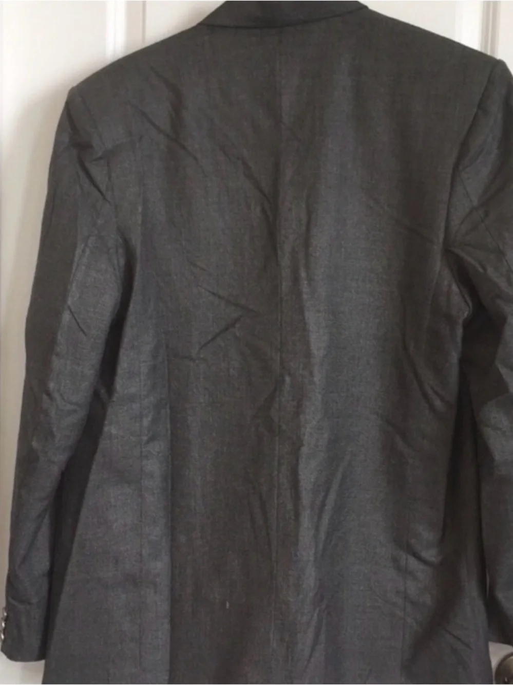 The Lounge Men’s Charcoal Gray Double Breasted Blazer Size XL 42R Sport Coat